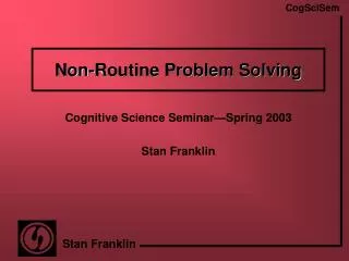 Non-Routine Problem Solving