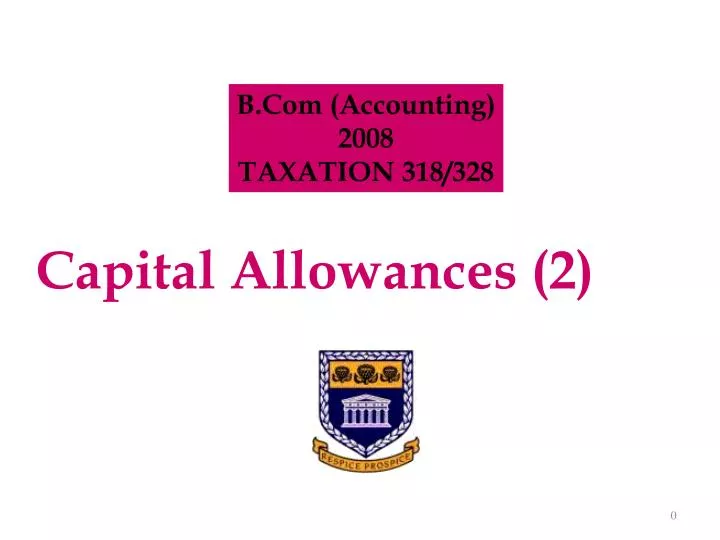 capital allowances 2