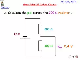 More Potential Divider Circuits