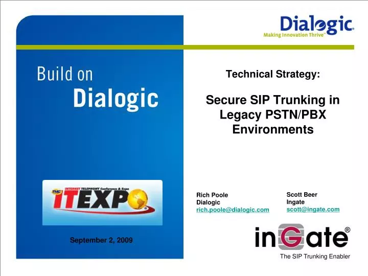 technical strategy secure sip trunking in legacy pstn pbx environments