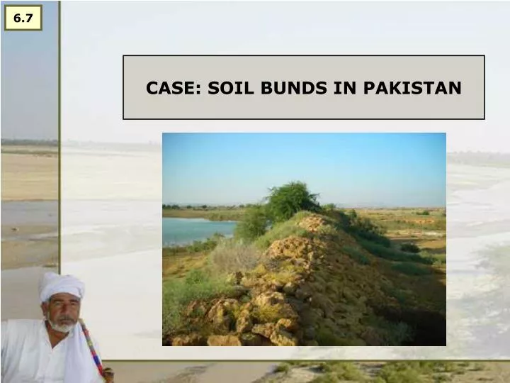 case soil bunds in pakistan