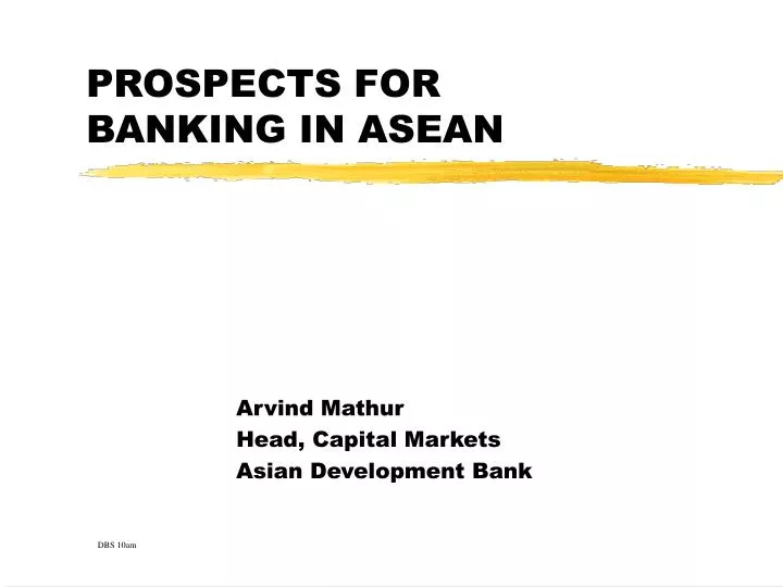prospects for banking in asean
