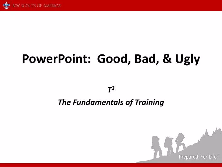 powerpoint good bad ugly