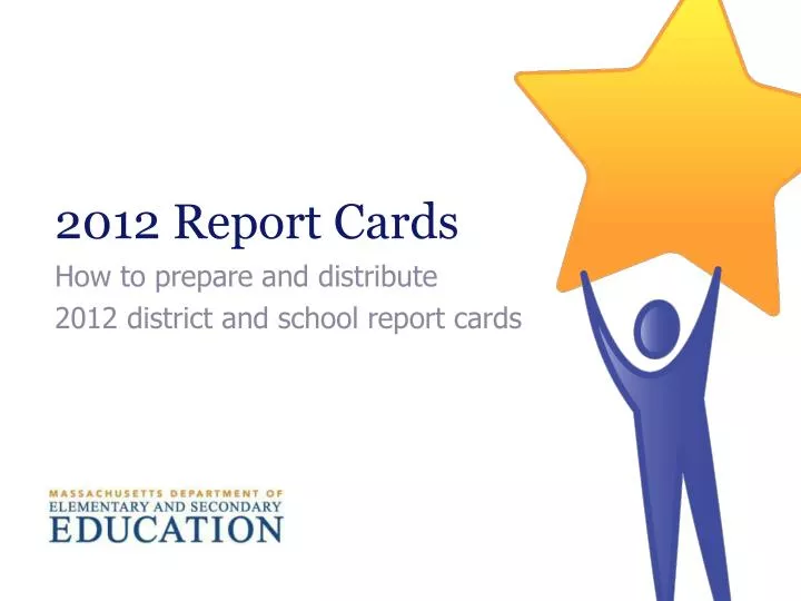 2012 report cards