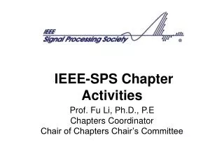 IEEE-SP S Chapter Activities