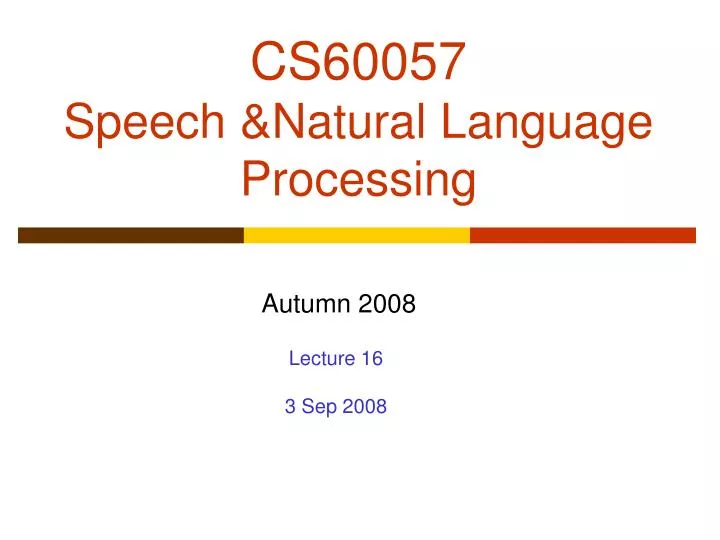 cs60057 speech natural language processing