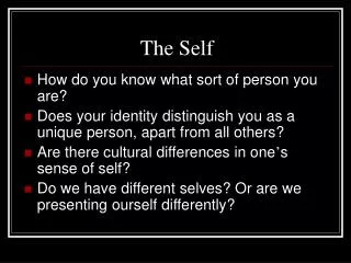 The Self