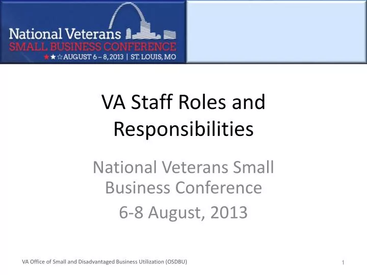 va staff roles and responsibilities