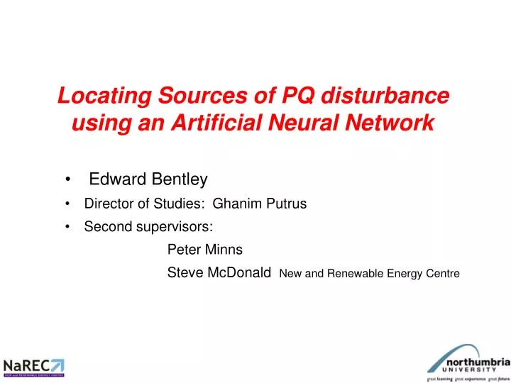locating sources of pq disturbance using an artificial neural network