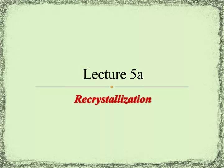 lecture 5a