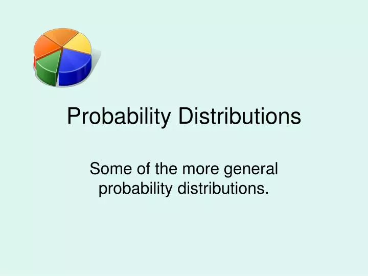 probability distributions