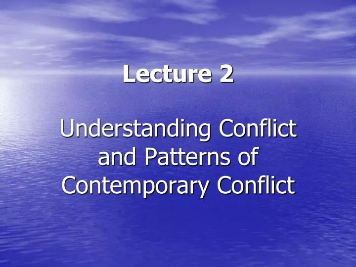 lecture 2