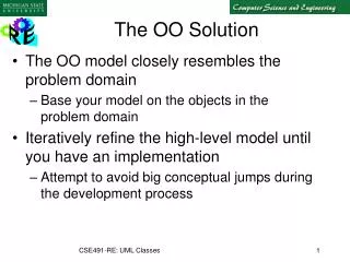 The OO Solution