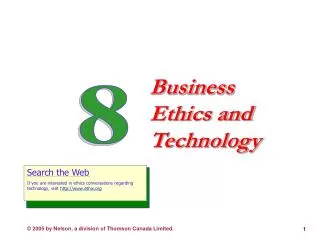 Business Ethics and Technology