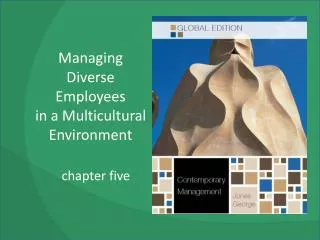 Managing Diverse Employees in a Multicultural Environment