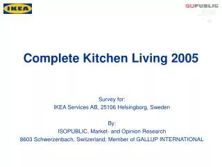 Complete Kitchen Living 2005