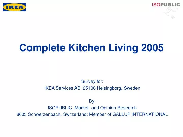 complete kitchen living 2005