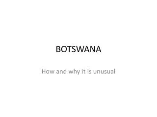 botswana