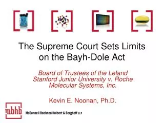 The Supreme Court Sets Limits on the Bayh-Dole Act