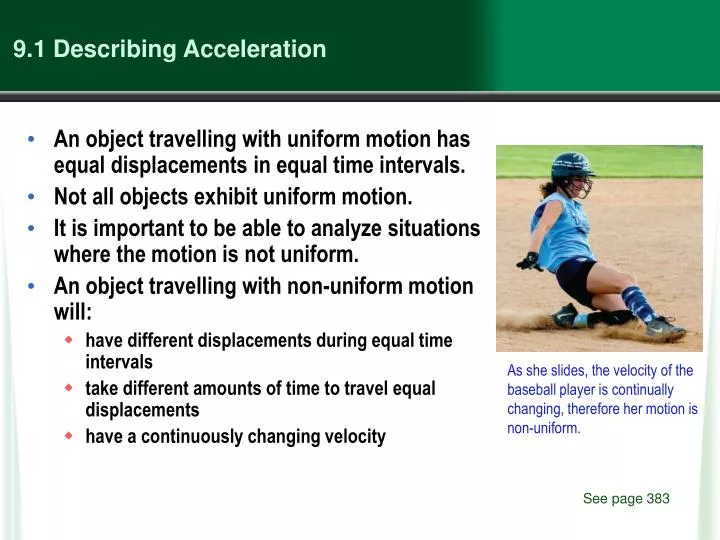 9 1 describing acceleration