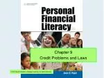 Chapter 9 Credit Problems and Laws - slide 1