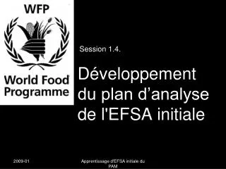 d veloppement du plan d analyse de l efsa initiale