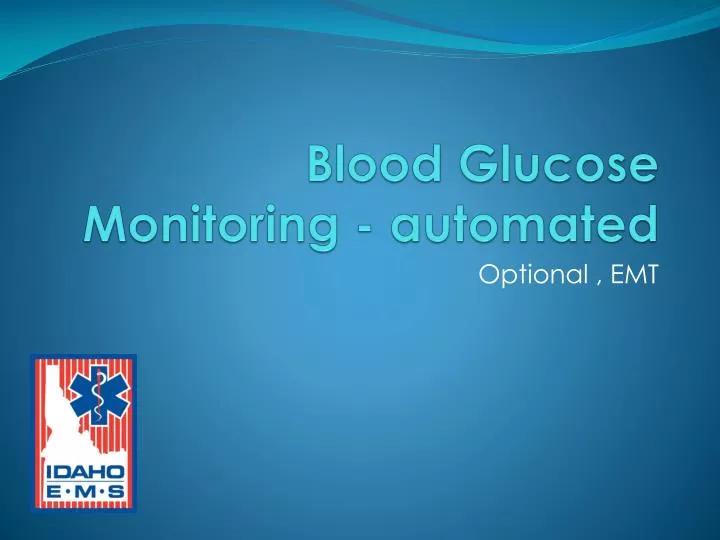 blood glucose monitoring automated