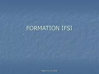 formation ifsi