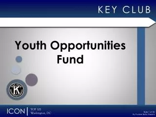 Youth Opportunities Fund