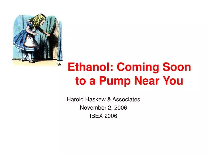 ethanol coming soon to a pump near you