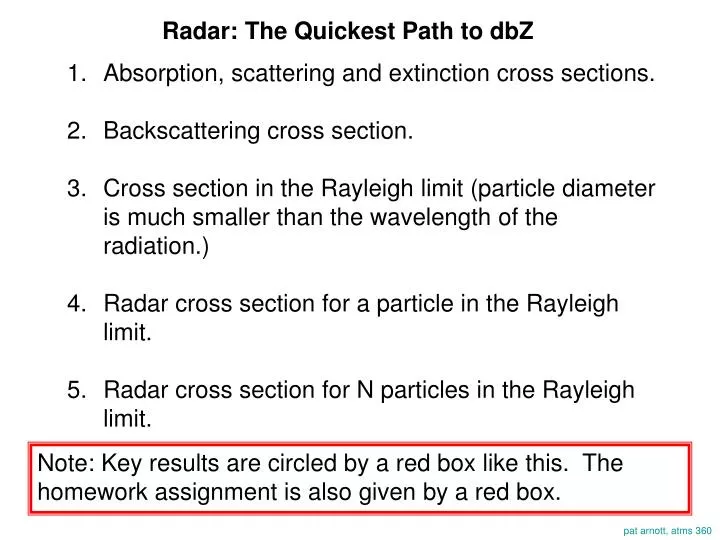 radar the quickest path to dbz
