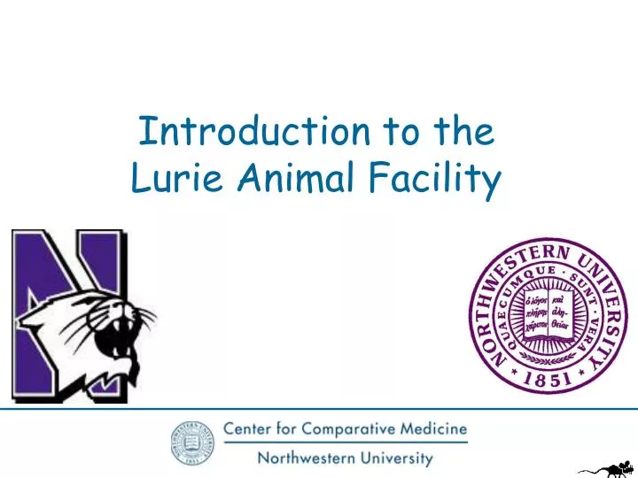 introduction to the lurie animal facility