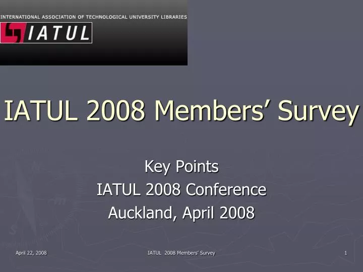 iatul 2008 members survey