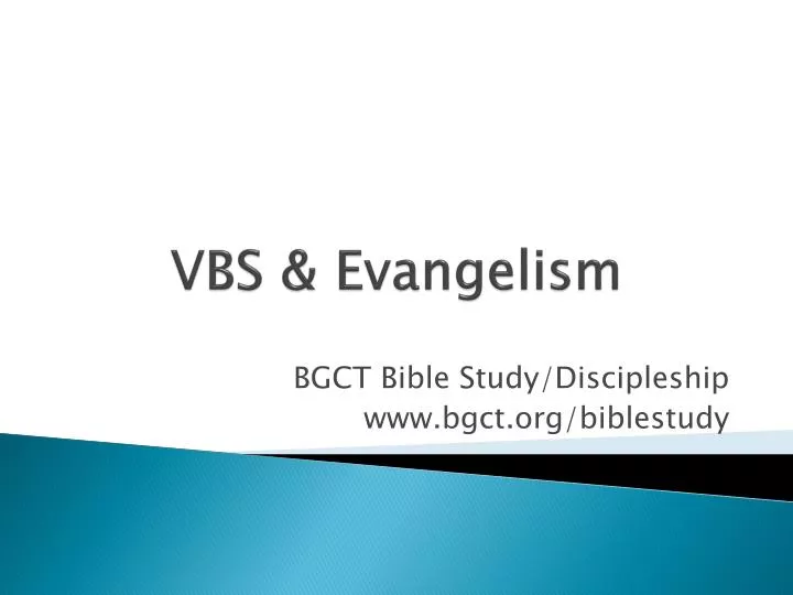 vbs evangelism