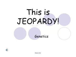 This is JEOPARDY!