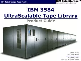 ibm 3584 ultrascalable tape library product guide