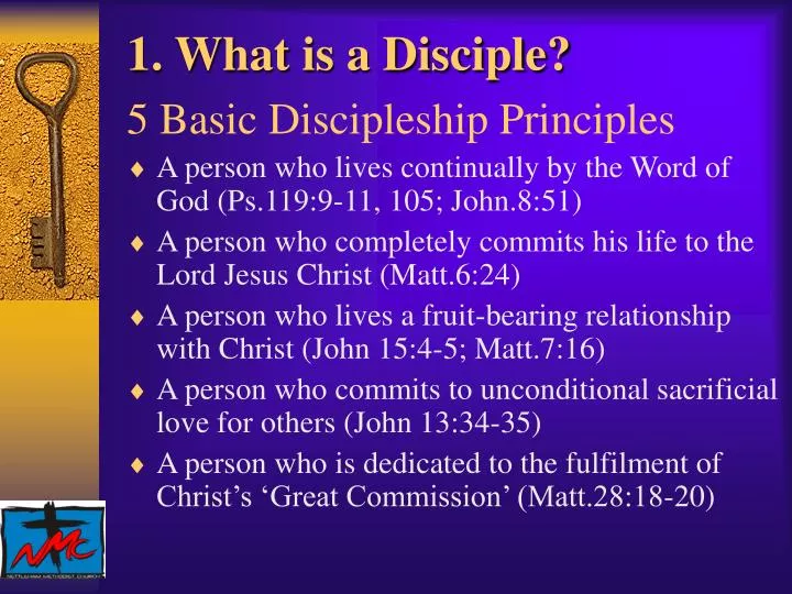 1 what is a disciple