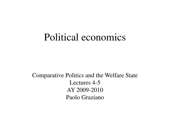 political economics