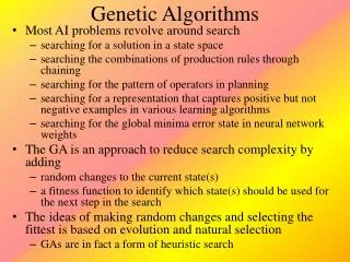 Genetic Algorithms