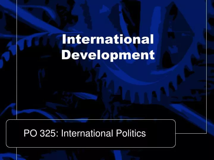 international development