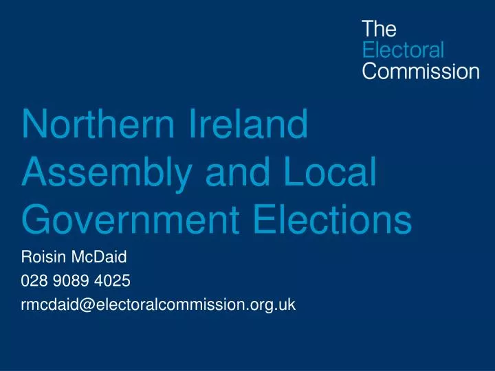 northern ireland assembly and local government elections