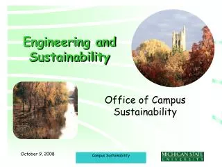 Engineering and Sustainability