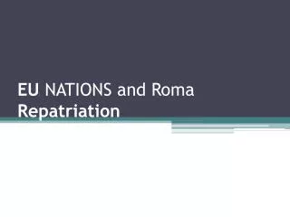 eu nations and roma repatriation