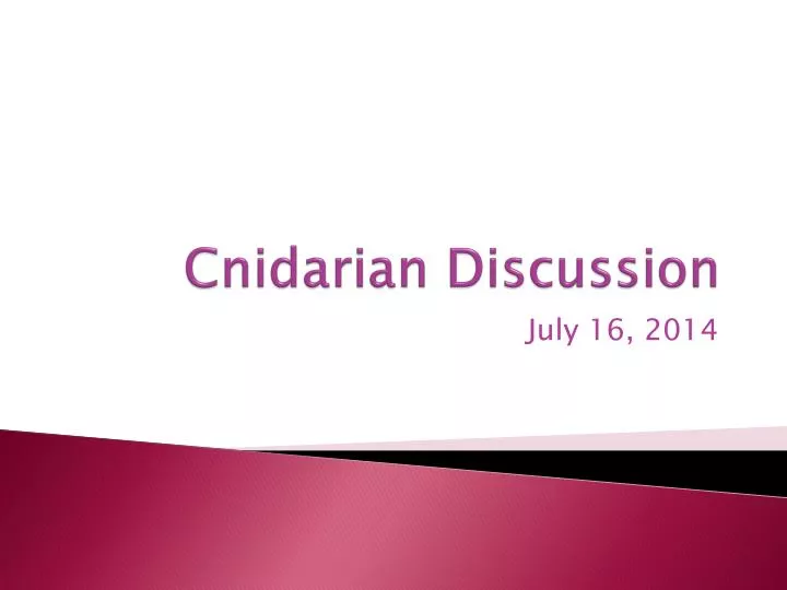 cnidarian discussion