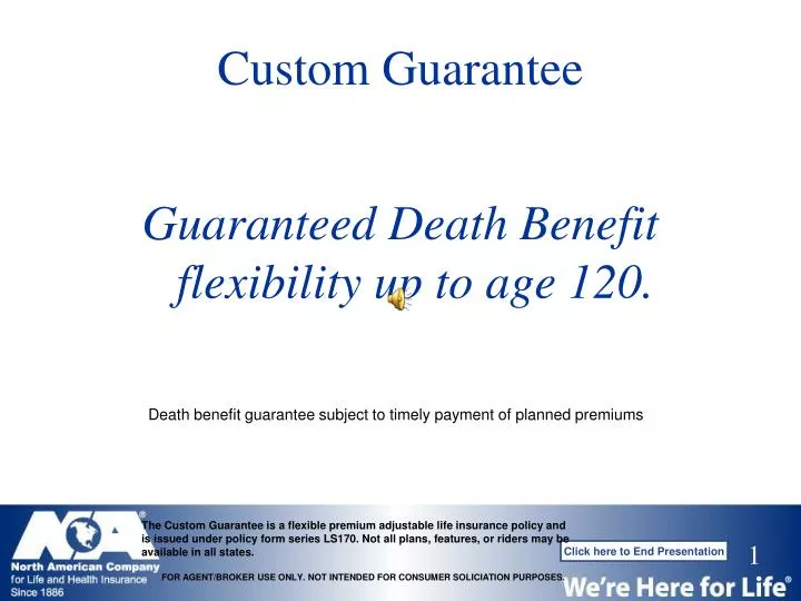 custom guarantee