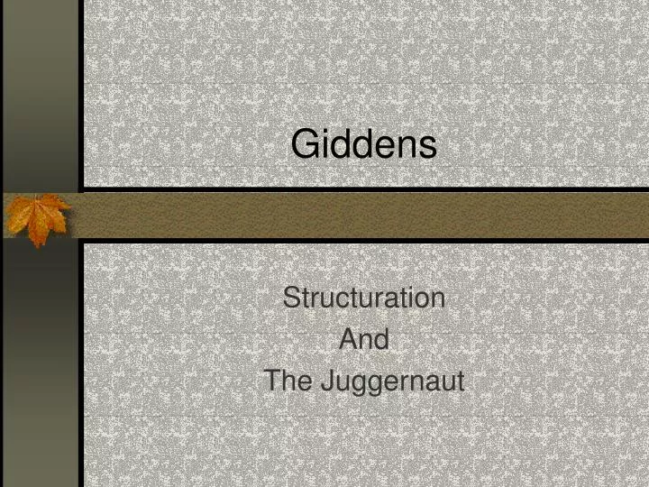 giddens