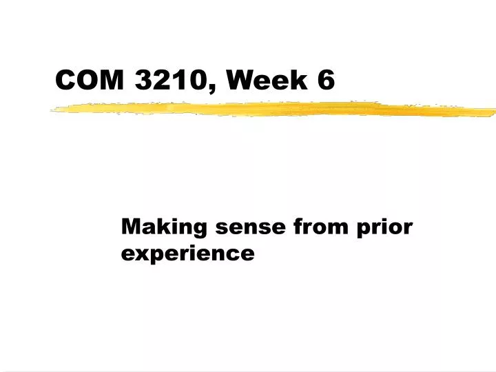 com 3210 week 6