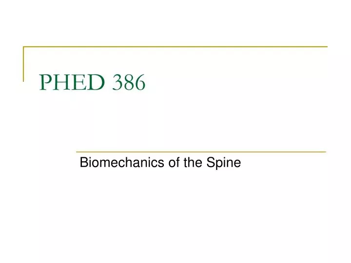 phed 386