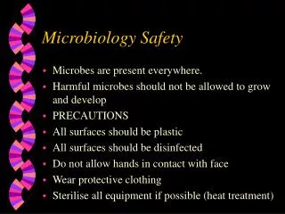 Microbiology Safety