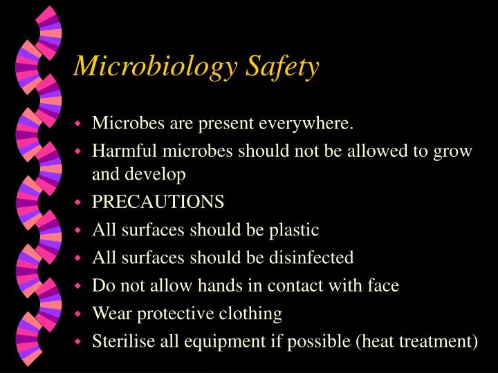 microbiology safety